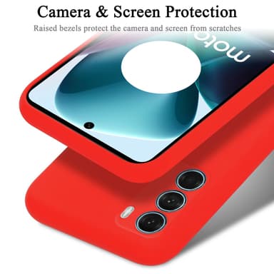 Motorola MOTO G200 5G Suojakuori Kotelo (Punainen)
