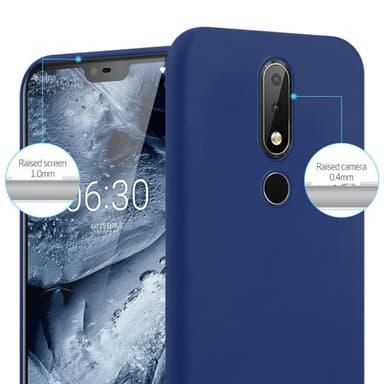 Suojakuori Nokia 6.1 PLUS / X6 Kotelo (Sininen)