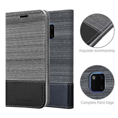 Huawei MATE 20 PRO Suojakuori Lompakkokotelo (harmaa)