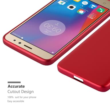 Lenovo K6 / K6 POWER Suojakuori Kotelo (Punainen)