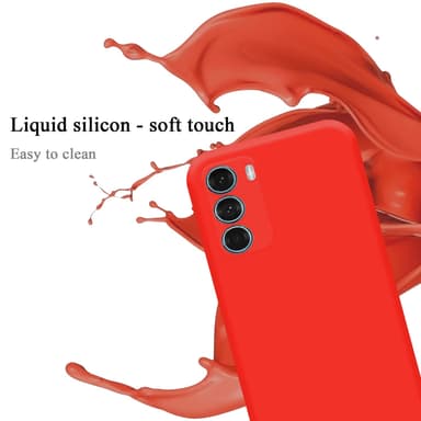 Motorola MOTO G200 5G Suojakuori Kotelo (Punainen)