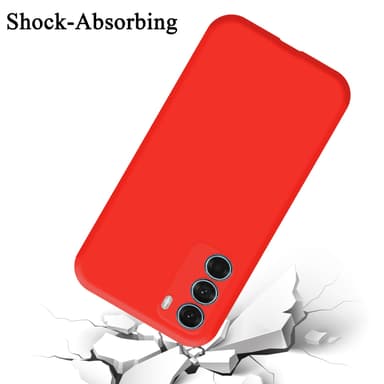 Motorola MOTO G200 5G Suojakuori Kotelo (Punainen)