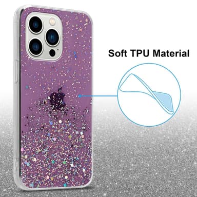 iPhone 14 PRO MAX Suojakuori Kotelo (Violetti)