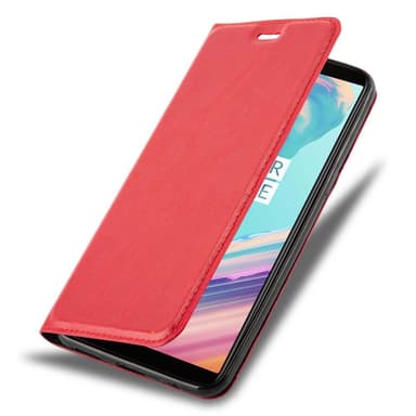 OnePlus 5T Suojakuori Lompakkokotelo (Punainen)