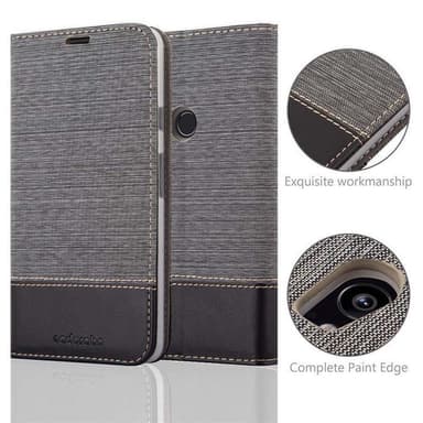 Google PIXEL 2 XL Suojakuori Lompakkokotelo (harmaa)