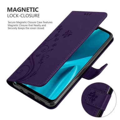 Huawei Y9 2019 Suojakuori Lompakkokotelo (Violetti)