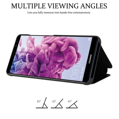 Suojakuori Huawei MATE 10 LITE Lompakkokotelo (Musta)