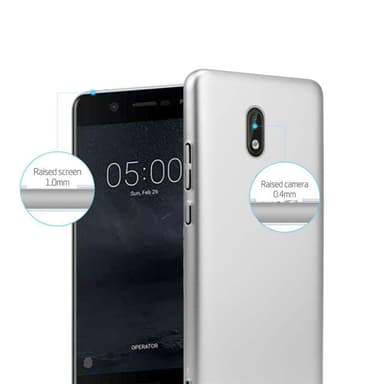 Nokia 3 2017 Suojakuori Kotelo Cover (Hopea)