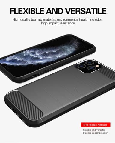 Suojakuori iPhone 11 PRO Kotelo (Musta)