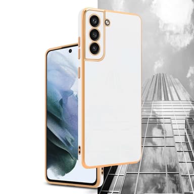 Samsung Galaxy S21 FE Suojakuori Cover (Valkoinen)