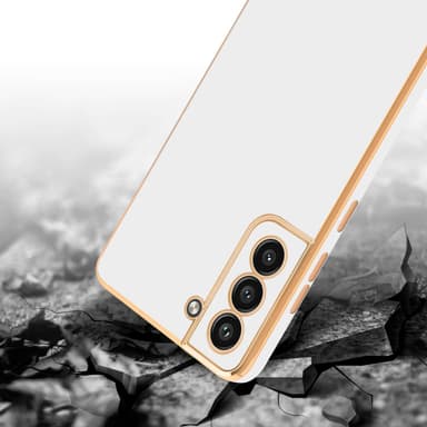 Samsung Galaxy S21 FE Suojakuori Cover (Valkoinen)