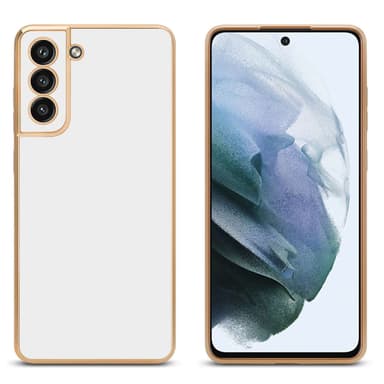 Samsung Galaxy S21 FE Suojakuori Cover (Valkoinen)