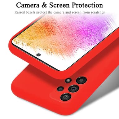 Samsung Galaxy A73 5G Suojakuori Kotelo (Punainen)