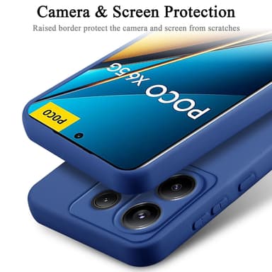 Xiaomi Poco X6 Suojakuori Kotelo Case (Sininen)