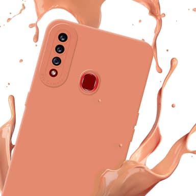 Samsung Galaxy A20s Suojakuori Kotelo (Oranssi)