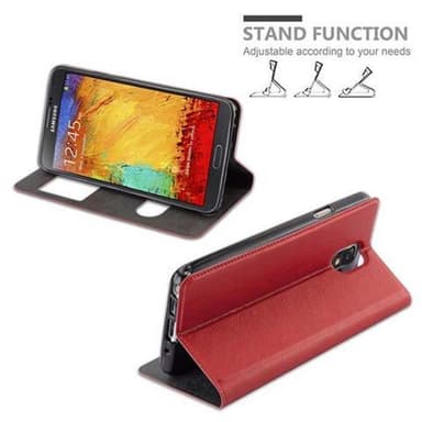 Lompakkokotelo Samsung Galaxy NOTE 3 Case (Punainen)
