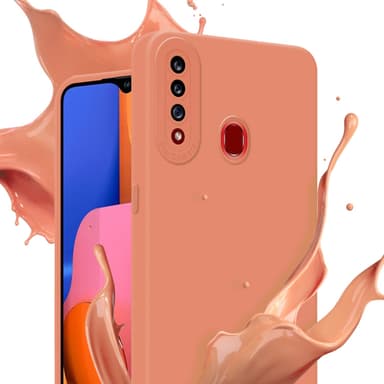 Samsung Galaxy A20s Suojakuori Kotelo (Oranssi)