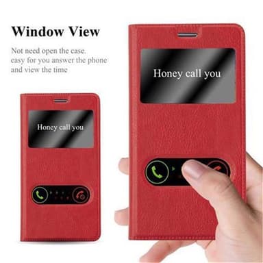 Lompakkokotelo Samsung Galaxy NOTE 3 Case (Punainen)