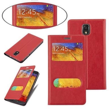 Lompakkokotelo Samsung Galaxy NOTE 3 Case (Punainen)