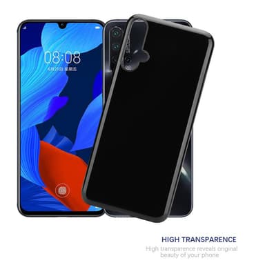 Huawei NOVA 5 / 5 PRO Suojakuori Kotelo (Musta)