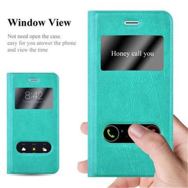 Lompakkokotelo iPhone 6 / 6S Case (Turkoosi)