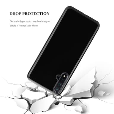 Huawei NOVA 5 / 5 PRO Suojakuori Kotelo (Musta)