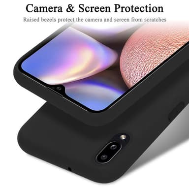 Samsung Galaxy A10s / M01s Suojakuori Kotelo (Musta)