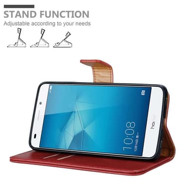 Honor 5C Suojakuori Lompakkokotelo (Punainen)