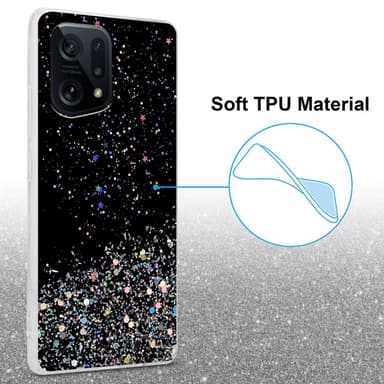 Oppo FIND X5 Suojakuori Kotelo (Musta)
