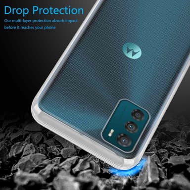 Motorola MOTO G42 Suojakuori Kotelo (Läpinäkyvä)