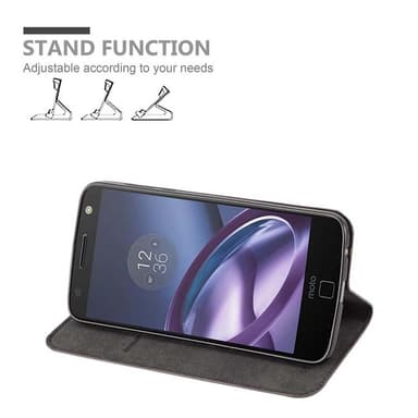 Motorola MOTO Z2 Suojakuori Lompakkokotelo (Ruskea)