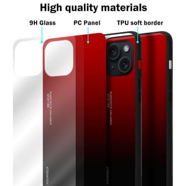 Suojakuori iPhone 15 PLUS Kotelo (Musta)