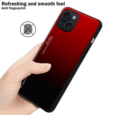 Suojakuori iPhone 15 PLUS Kotelo (Musta)