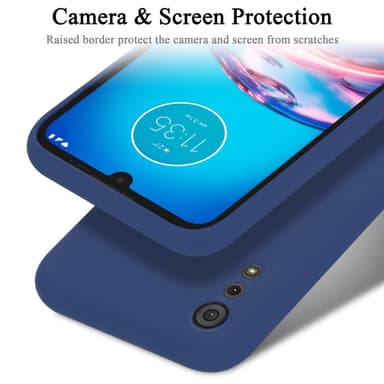 Motorola MOTO E6s 2020 Suojakuori Kotelo (Sininen)