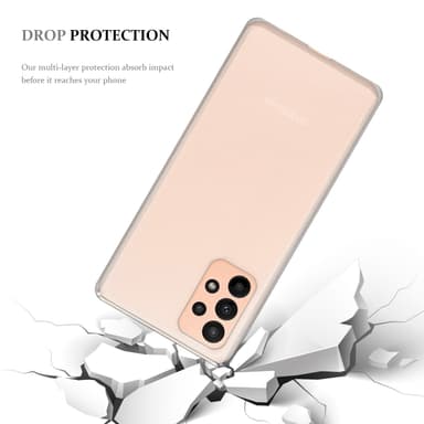 Samsung Galaxy A23 4G Suojakuori Kotelo (Läpinäkyvä)
