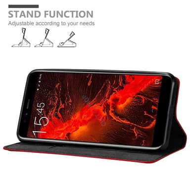 Lenovo S5 Suojakuori Lompakkokotelo (Punainen)