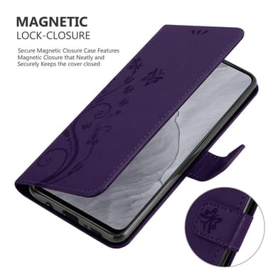 Realme GT Master Suojakuori Lompakkokotelo (Violetti)