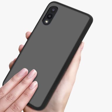 Samsung Galaxy A02 / M02 Suojakuori Kotelo (Musta)