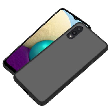 Samsung Galaxy A02 / M02 Suojakuori Kotelo (Musta)