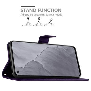 Realme GT Master Suojakuori Lompakkokotelo (Violetti)
