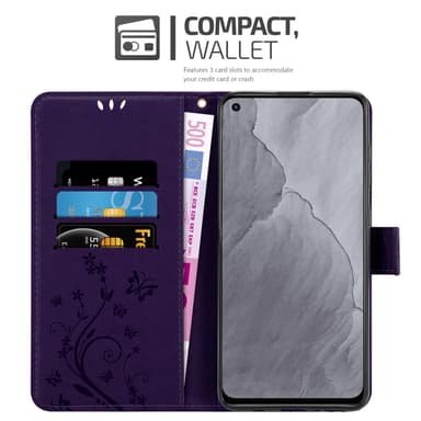 Realme GT Master Suojakuori Lompakkokotelo (Violetti)