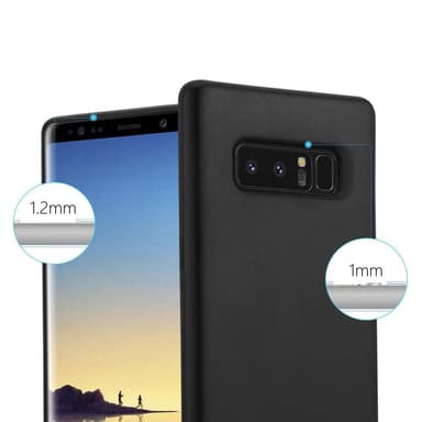 Samsung Galaxy NOTE 8 Suojakuori Kotelo (Musta)