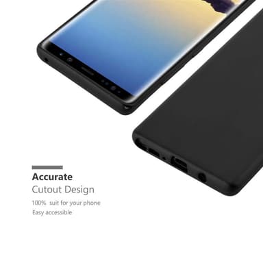 Samsung Galaxy NOTE 8 Suojakuori Kotelo (Musta)