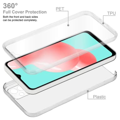 Samsung Galaxy A32 4G Suojakuori Cover (Läpinäkyvä)
