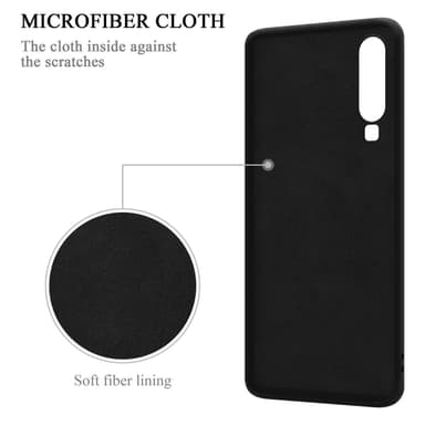 Huawei P30 Suojakuori Case Kotelo (Musta)