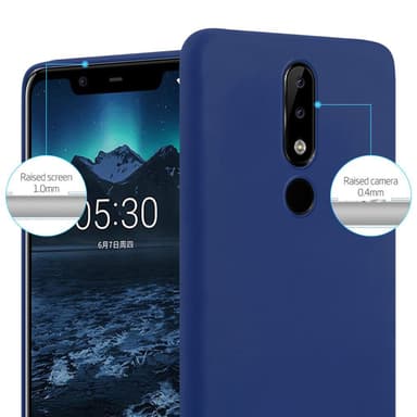 Suojakuori Nokia 5.1 PLUS / X5 Kotelo (Sininen)