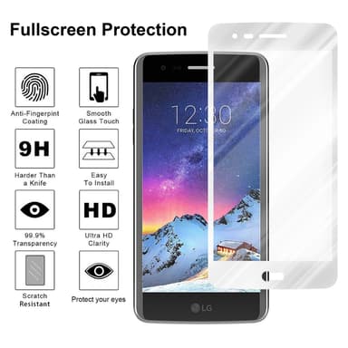 LG K8 2017 Suojakalvo Karkaistu lasi Näytönsuoja