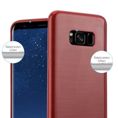 Samsung Galaxy S8 Suojakuori Kotelo (Punainen)