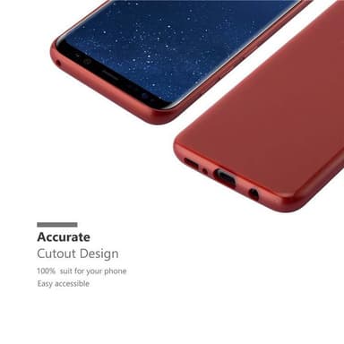 Samsung Galaxy S8 Suojakuori Kotelo (Punainen)