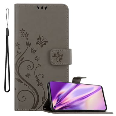 OnePlus 9RT 5G Suojakuori Lompakkokotelo (harmaa)